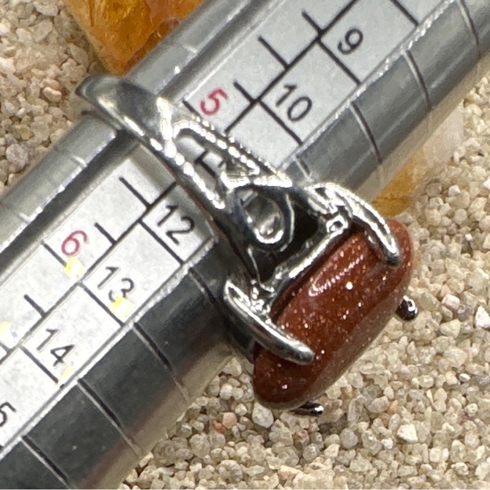 Sunstone Victorian silver ring/manifesting confidence in the future - Picture 3 of 7